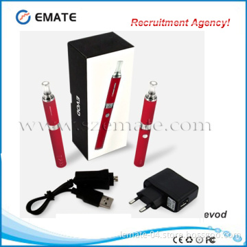 No Leaking Refillable Two Cig, Electronic Cigarette for Gift (EVOD)